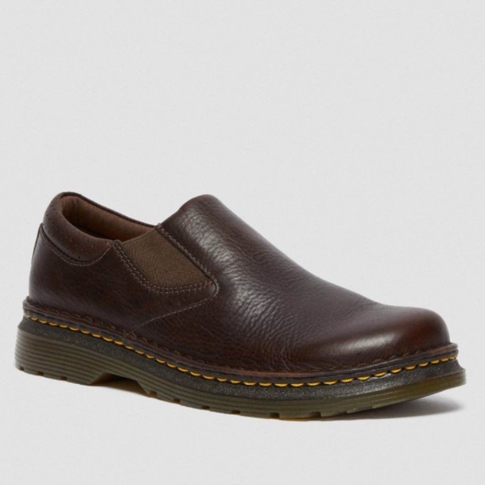 Dr. Martens Orson Dark Brown Leather Slip-On Loafers